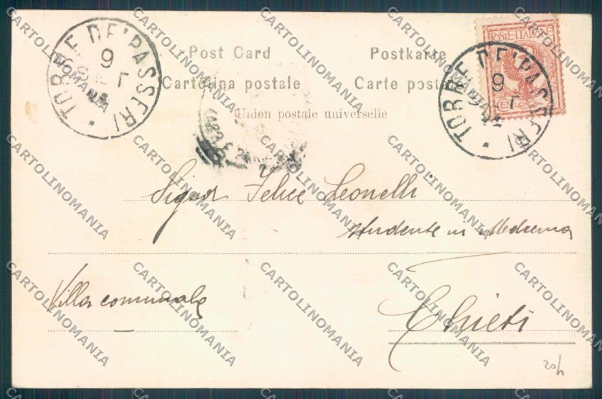 Pescara Torre dè Passeri Alterocca cartolina ZB2943 – retro