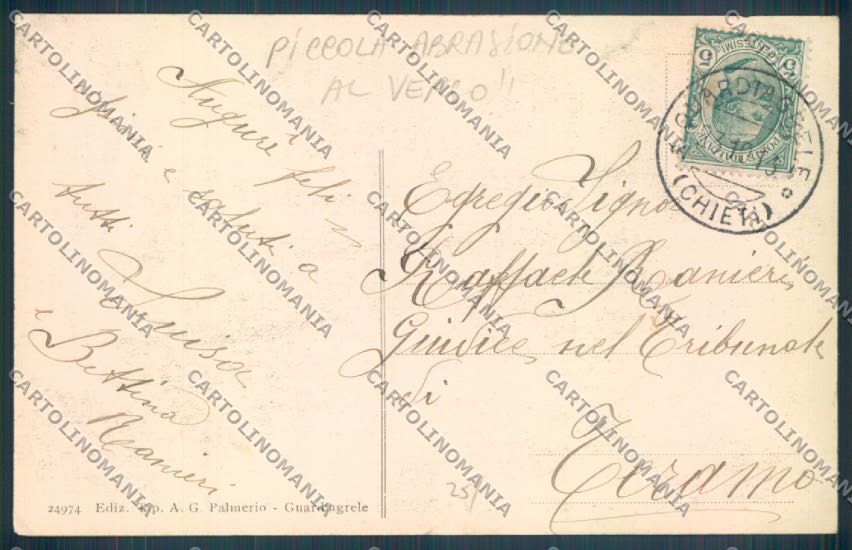 Chieti Guardiagrele cartolina ZB2951 – retro