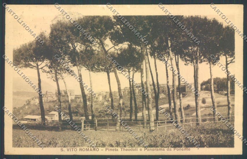 Roma San Vito Romano ABRASA cartolina ZB3024 – fronte
