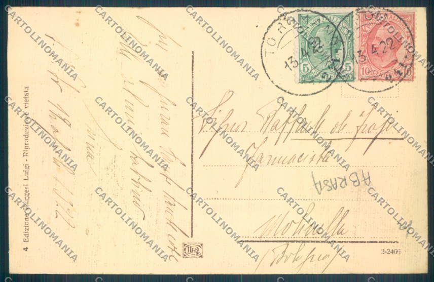 Roma San Vito Romano ABRASA cartolina ZB3024 – retro
