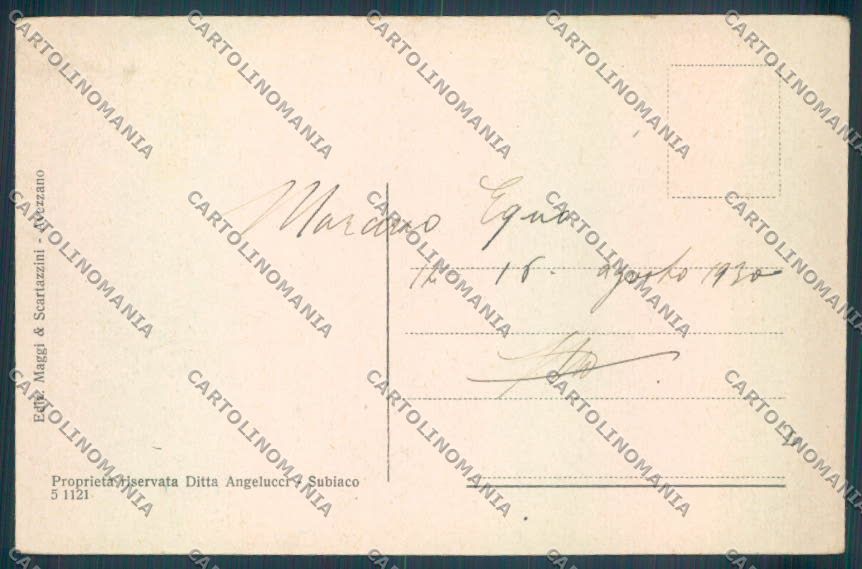 Roma Marano Equo cartolina ZB3035 – retro