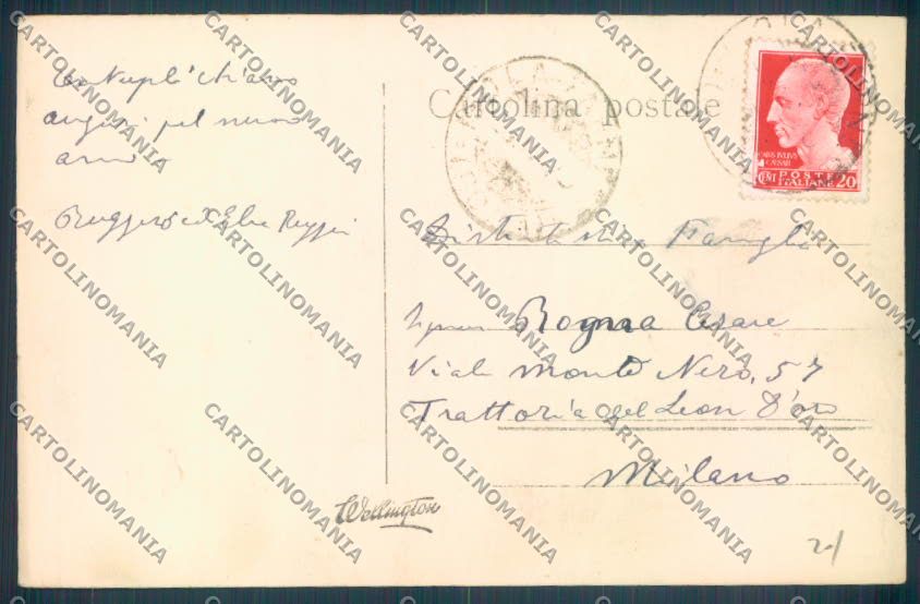 Roma Isola Farnese Foto cartolina ZB3044 – retro