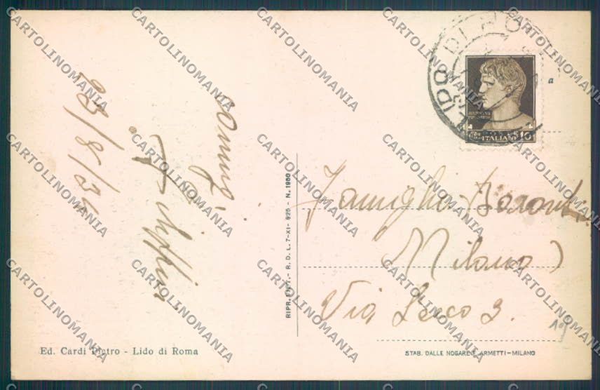 Roma Lido di cartolina ZB3054 – retro