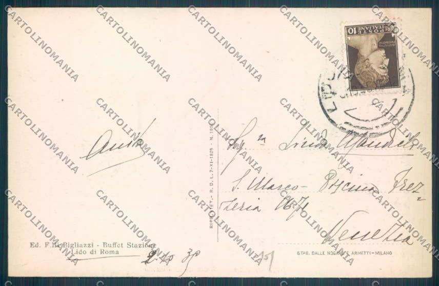 Roma Lido di cartolina ZB3067 – retro