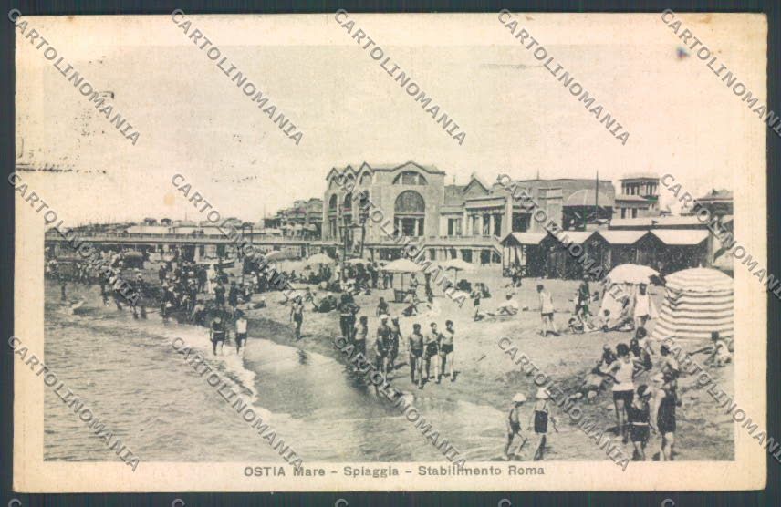 Roma Ostia cartolina ZB3085 – fronte