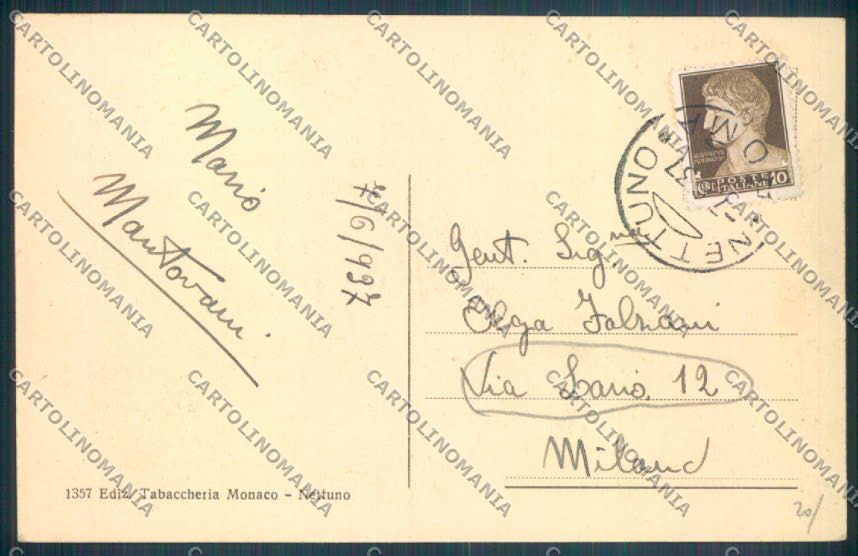 Roma Nettuno cartolina ZB3105 – retro