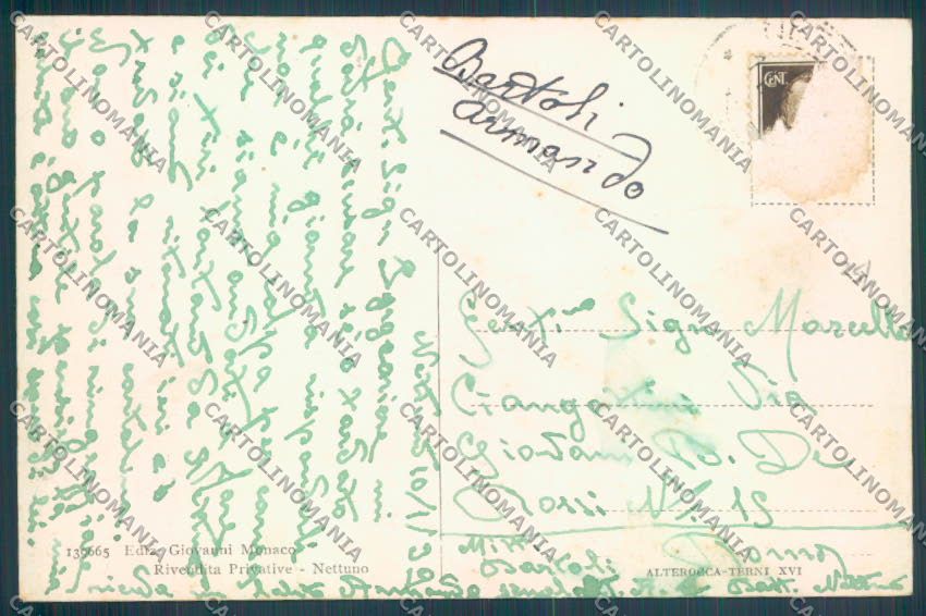Roma Nettuno cartolina ZB3113 – retro