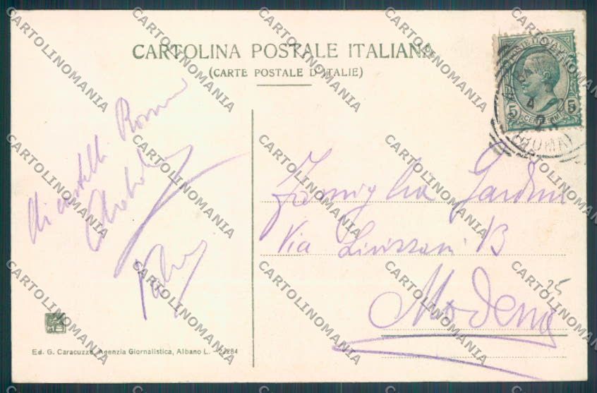 Roma Nemi cartolina ZB3125 – retro