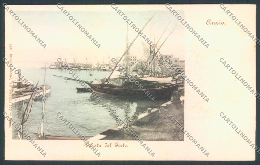 Roma Anzio Veliero cartolina ZB3139 – fronte