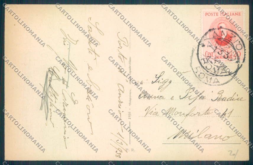 Roma Anzio cartolina ZB3143 – retro