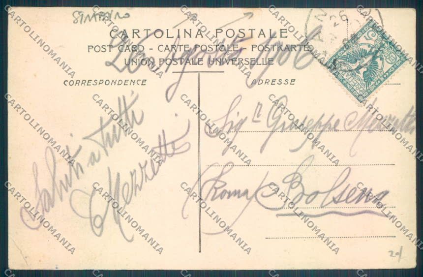 Roma Anzio PIEGHINA STRAPPINI cartolina ZB3145 – retro