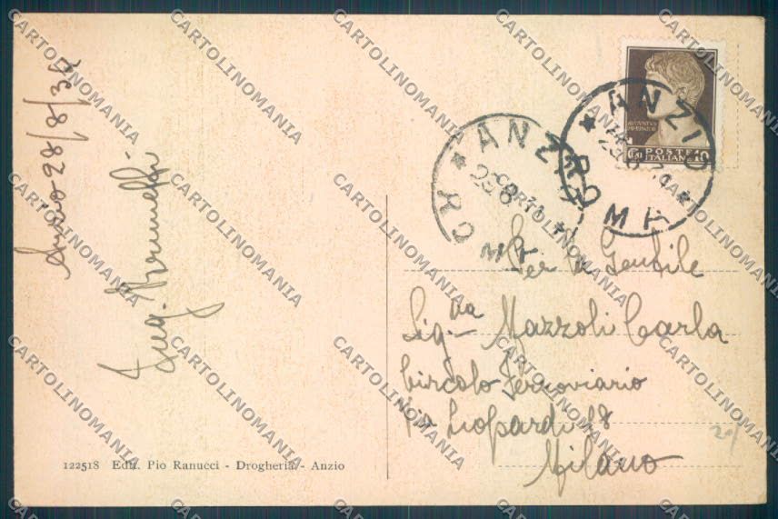 Roma Anzio cartolina ZB3149 – retro