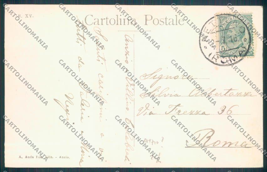 Roma Anzio Veliero cartolina ZB3150 – retro