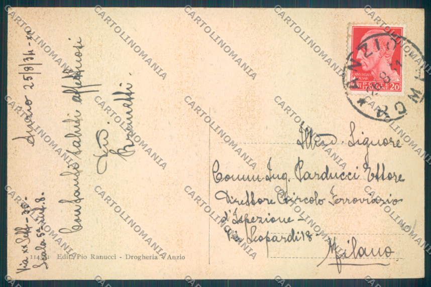 Roma Anzio cartolina ZB3152 – retro