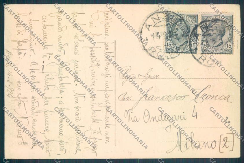 Roma Anzio Chiaro di luna cartolina ZB3157 – retro
