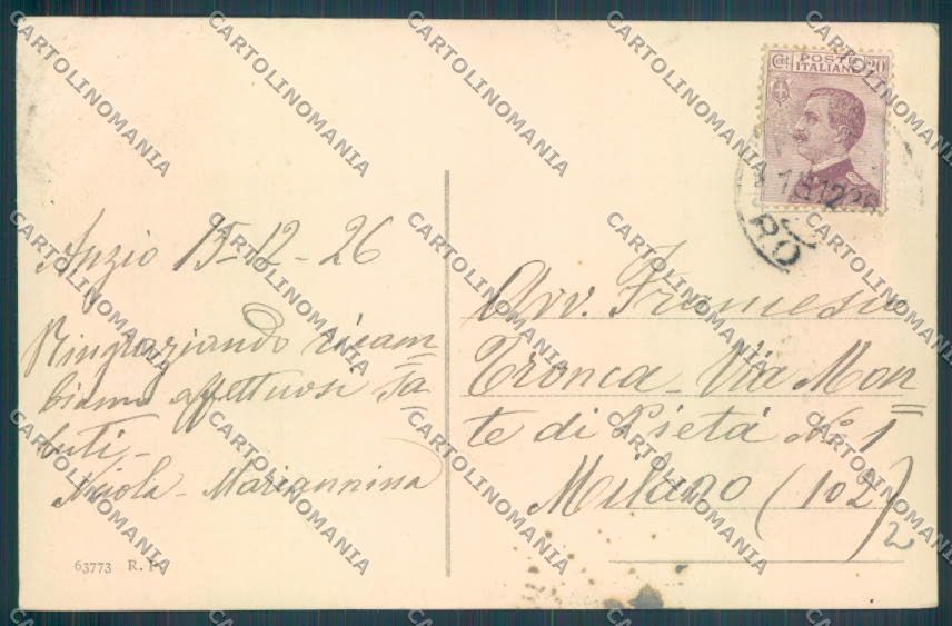Roma Anzio Chiaro di luna cartolina ZB3159 – retro