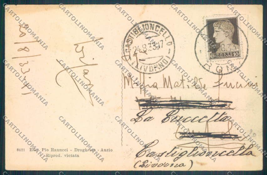 Roma Anzio cartolina ZB3160 – retro