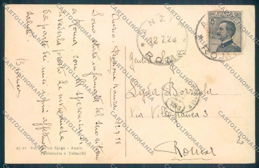 Roma Anzio cartolina ZB3162 – retro