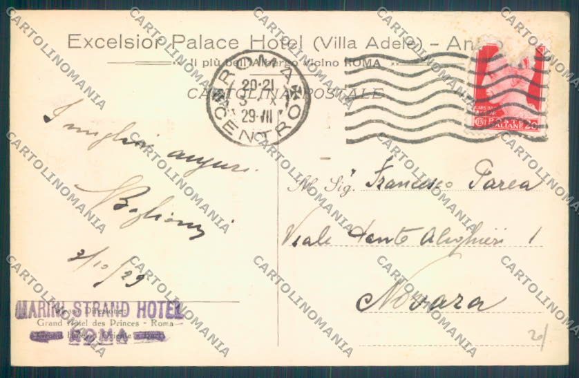 Roma Anzio Foto cartolina ZB3164 – retro