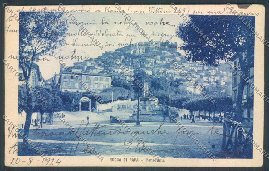 Roma Rocca di Papa cartolina ZB3177 – fronte