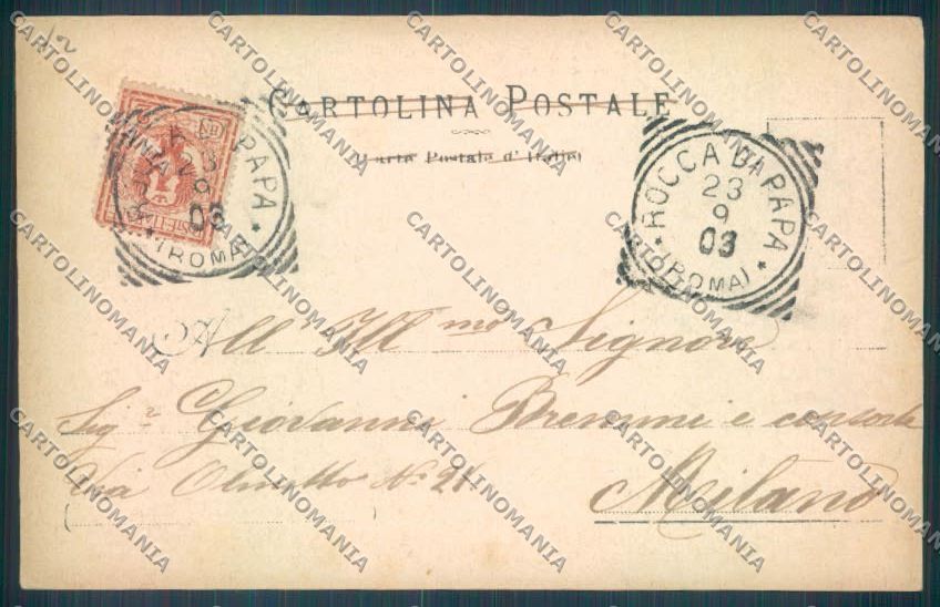 Roma Rocca di Papa cartolina ZB3182 – retro