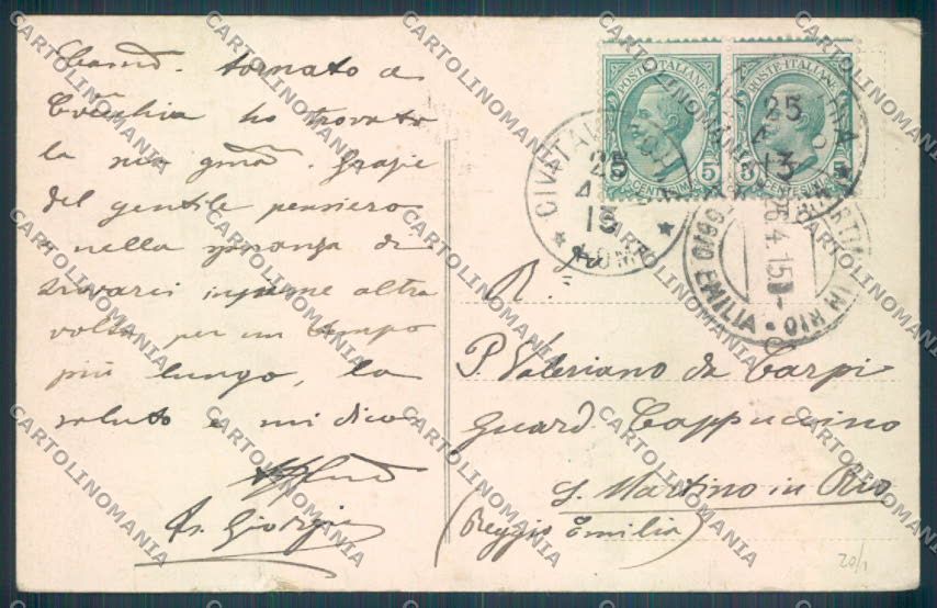 Roma Civitavecchia Alterocca 1672 cartolina ZB3192 – retro