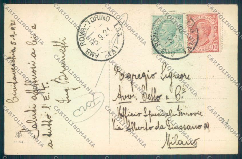 Roma Civitavecchia FORO cartolina ZB3198 – retro