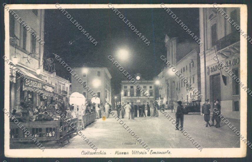 Roma Civitavecchia Banca PIEGHINA cartolina ZB3201 – fronte