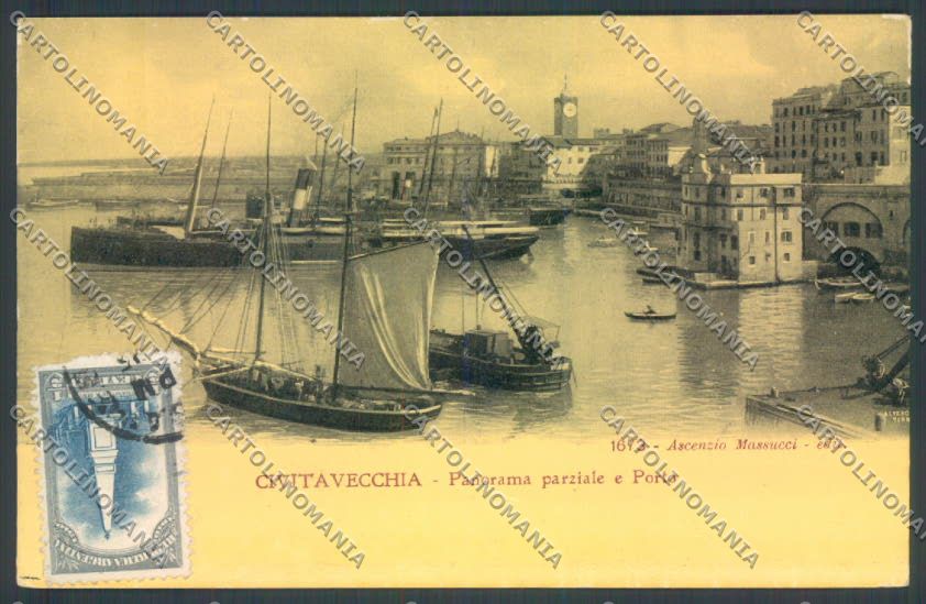 Roma Civitavecchia Nave Alterocca 1673 cartolina ZB3207 – fronte