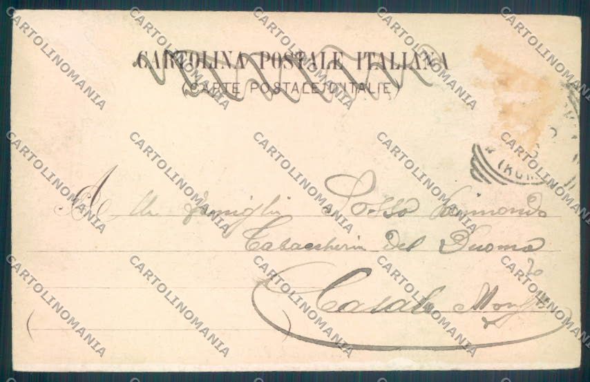 Roma Civitavecchia ABRASA cartolina ZB3220 – retro