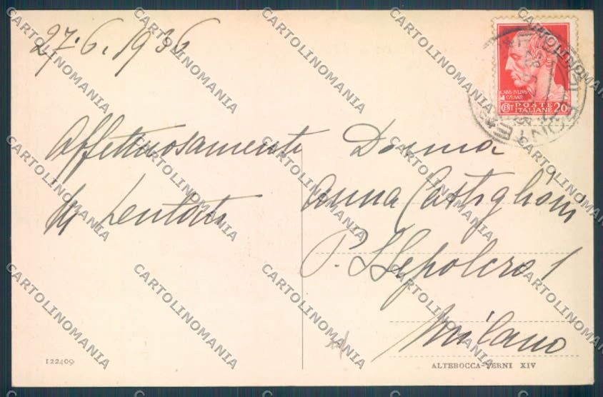 Frosinone Fiuggi cartolina ZB3242 – retro