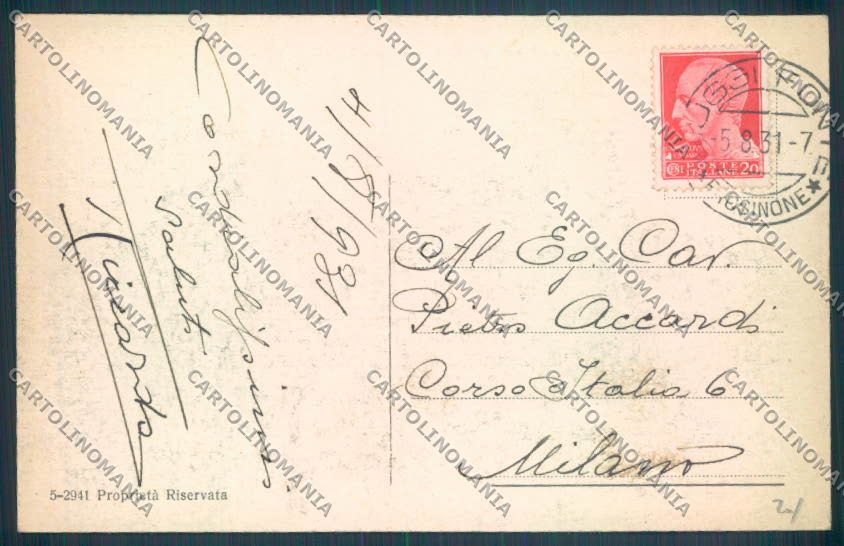 Frosinone Fiuggi cartolina ZB3273 – retro