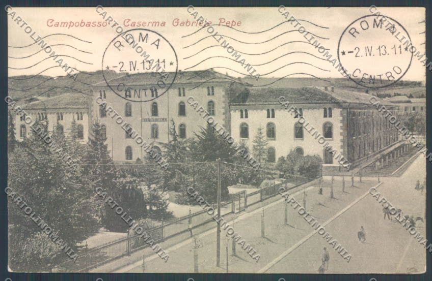 Campobasso Città Caserma cartolina ZB3289 – fronte