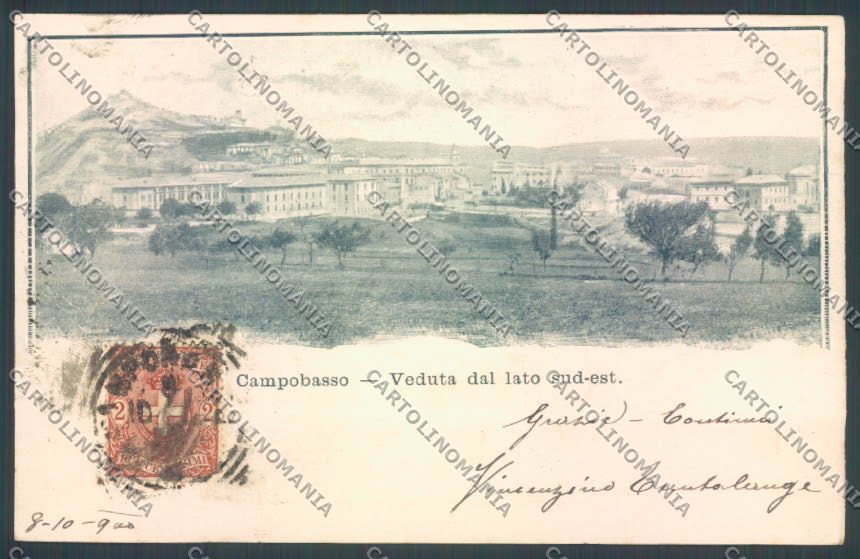 Campobasso Città cartolina ZB3298 – fronte