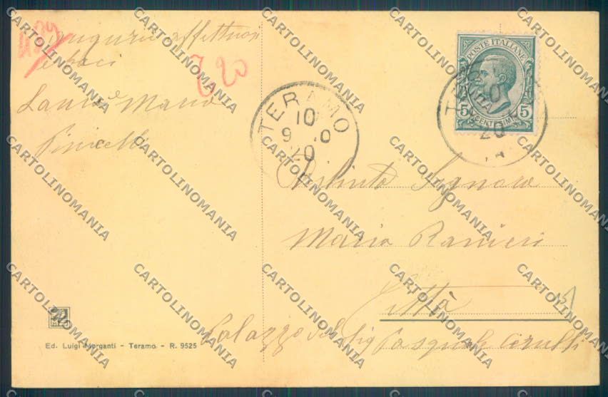 Teramo Città cartolina ZB3313 – retro
