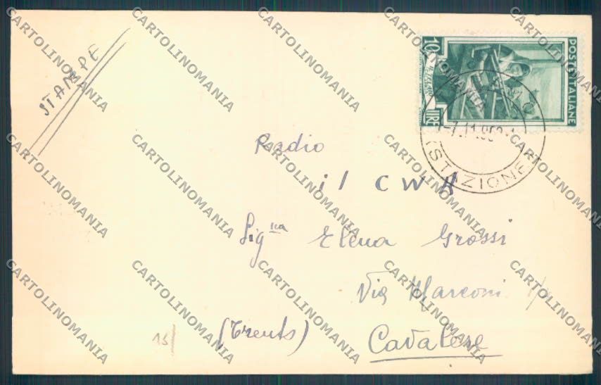 Teramo Città Radioamatori cartolina ZB3314 – retro
