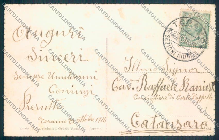 Teramo Città cartolina ZB3324 – retro