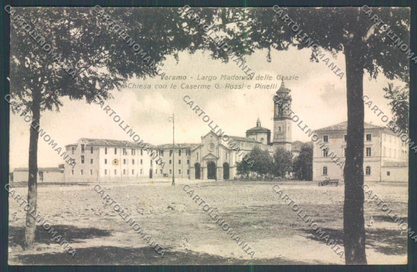 Teramo Città Caserma FORO ABRASA cartolina ZB3331 – fronte