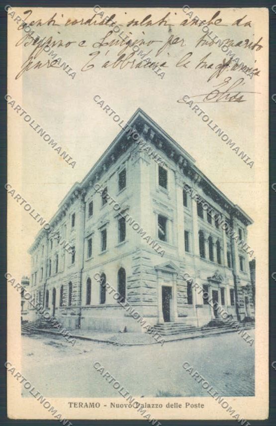 Teramo Città Poste cartolina ZB3333 – fronte