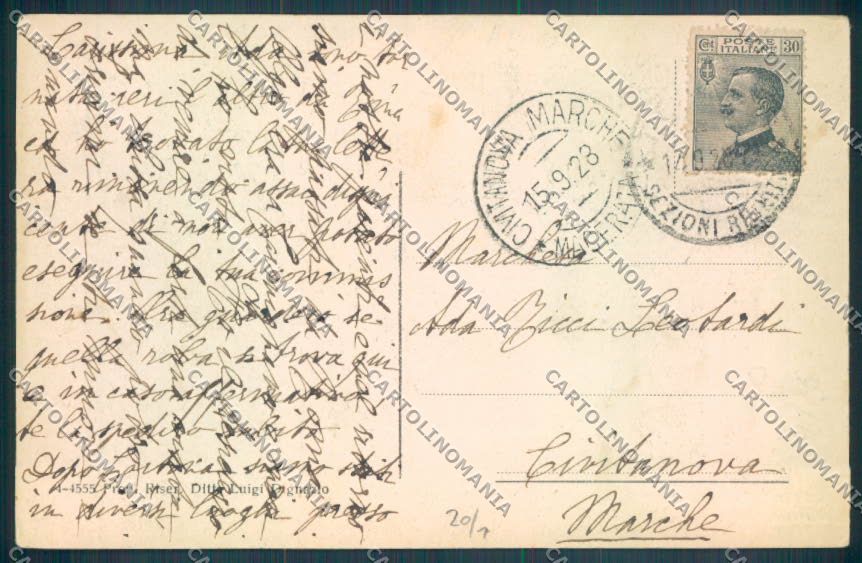 Teramo Città Poste cartolina ZB3333 – retro