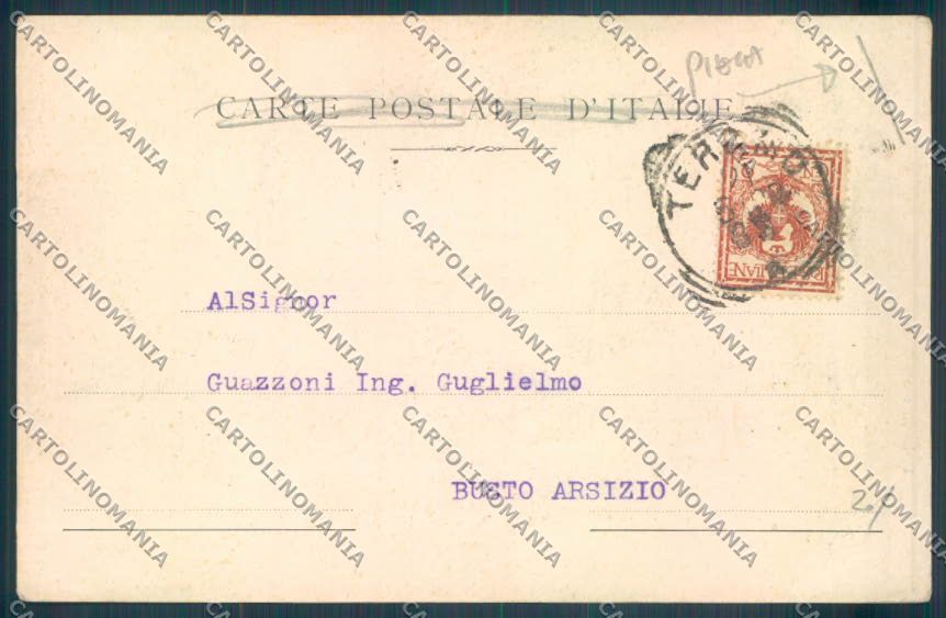 Teramo Città Alterocca 1224 PIEGA Banca cartolina ZB3335 – retro