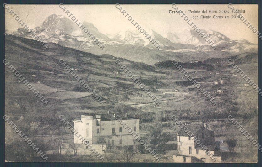 Teramo Città Gran Sasso cartolina ZB3339 – fronte