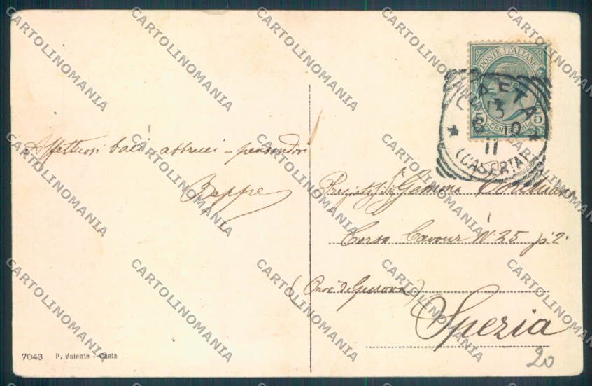 Latina Gaeta cartolina ZB3371 – retro