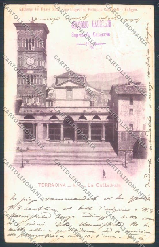 Latina Terracina PIEGA cartolina ZB3375 – fronte