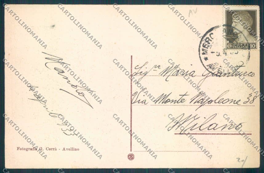 Avellino Mercogliano cartolina ZB3391 – retro