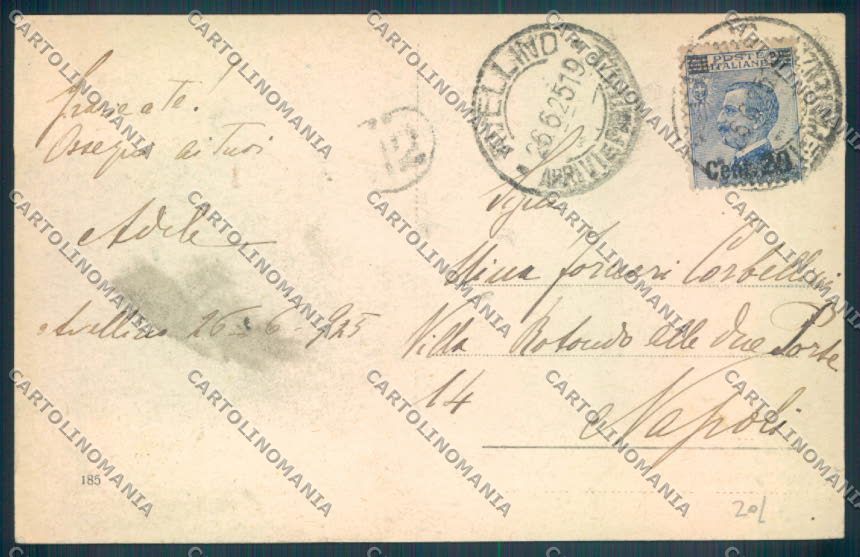 Avellino Città FORI STRAPPINO cartolina ZB3403 – retro