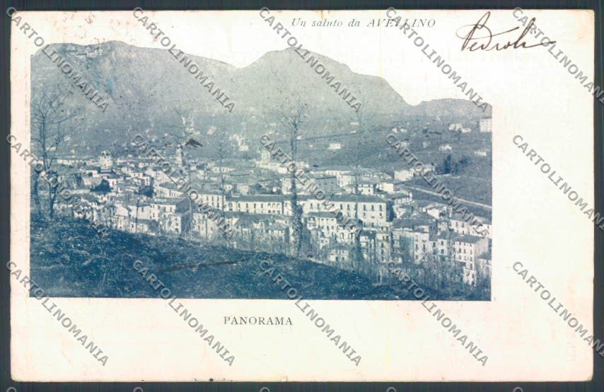 Avellino Città PIEGHINE STRAPPINO cartolina ZB3404 – fronte