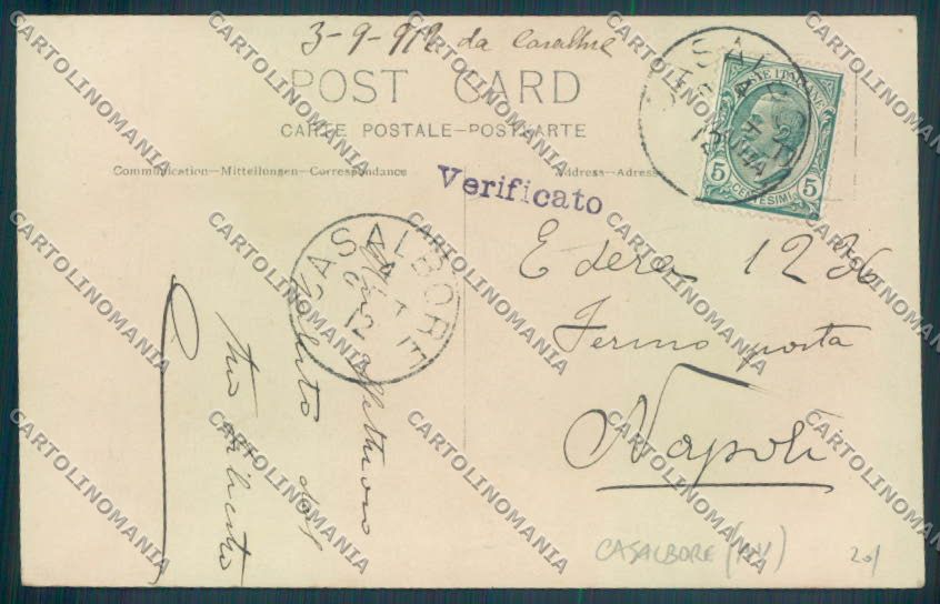 Avellino Casalbore Foto cartolina ZB3405 – retro