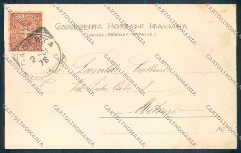 Caserta Città Militari GDF cartolina ZB3420 – retro