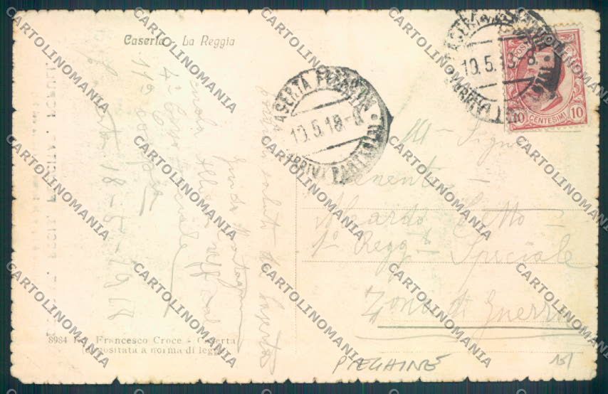 Caserta Città PIEGHINE cartolina ZB3422 – retro